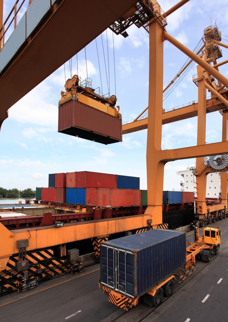 Import/export service of ocean freight transportation in all routes