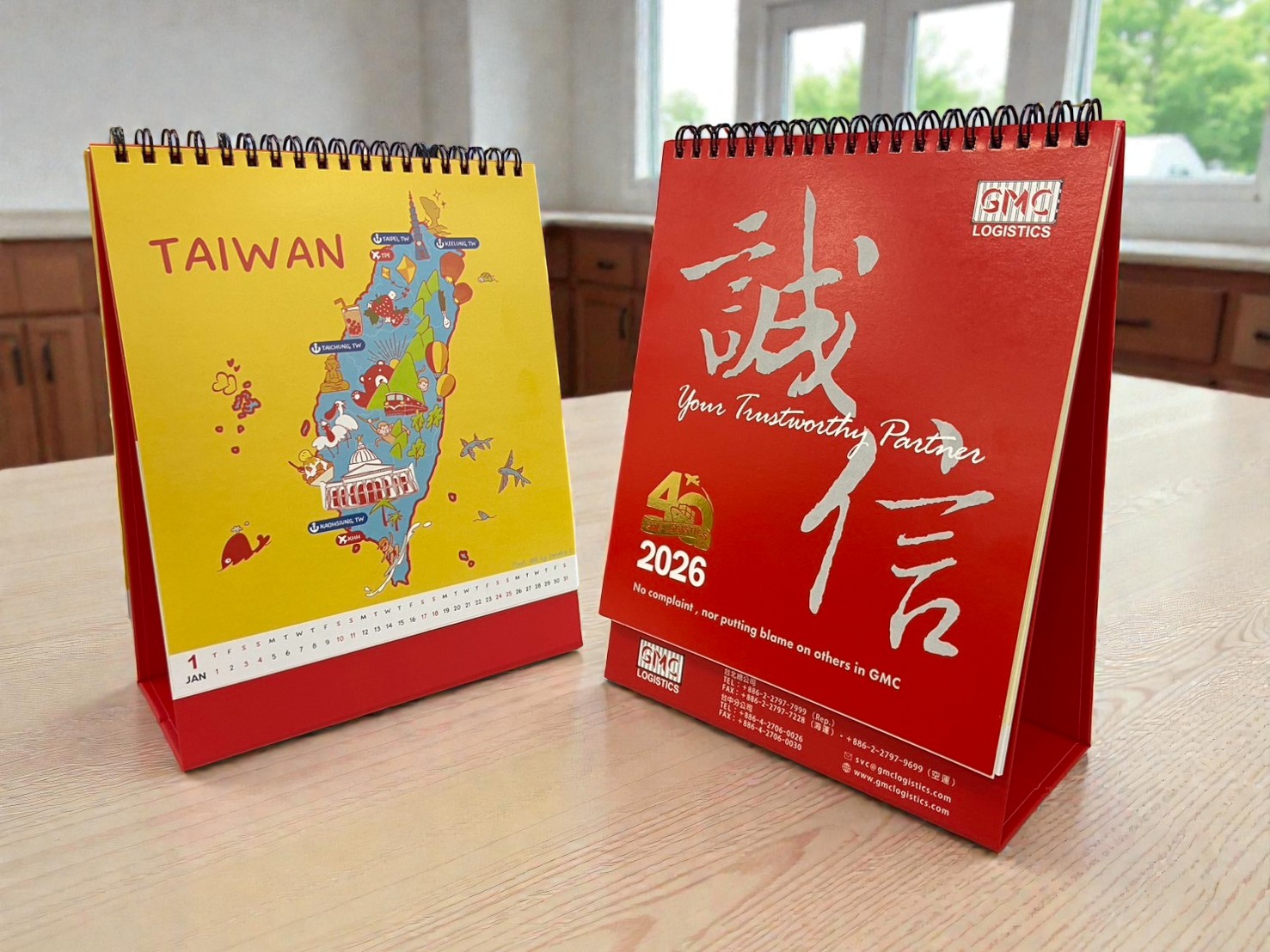 2026捷美限定精美桌曆帶你環遊世界✨🌍